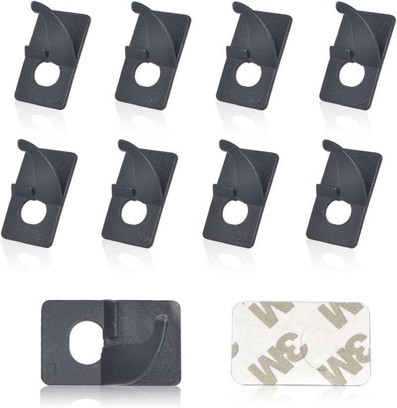 VNAKER 8pcs Plastic Arrow Rest Recurve Bow Arrow Rest Adhesive Back Hunting Shooting Targeting Accessory for Right or Left Hand - Image 1